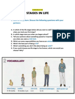 Activity #1 - Stages in Life