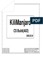 Acer Aspire 6920 Inventec Kilimanjaro - CS RevX01 Schematic