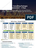 SAP On Azure - Consulting Packages Lift and Shift Assessment - 3 Days