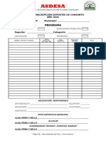 PLANILLA DE INSCRIPCION DE EVENTOS DE ASDESA - 2021 Empleados