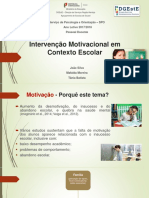 Ação Motivação Pessoal Docente