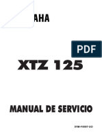 Yamaha XTZ125 Manual Servicio