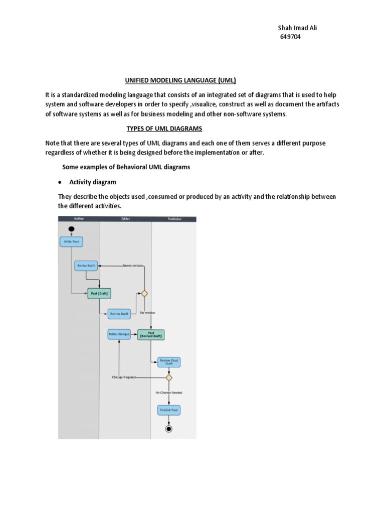 Unified Modeling Language Presentation | PDF | Unified Modeling ...