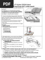 6 October STEM School Trial Final Exam 2017 (Achievement)