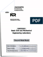 M.Kumarasamy: Basic Civil and Mechanical Engineering Laboratory
