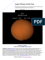 APOD - 2021 July 8 - Perihelion To Aphelion