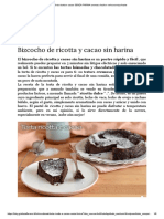 Torta Ricotta e Cacao SENZA FARINA Cremosa Facile e Veloce Senza Fruste