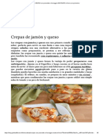 CREPES Con Prosciutto e Formaggio GRATINATE Al Forno Con Pomodoro