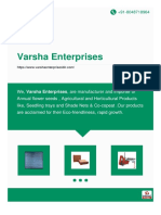 Varsha Enterprises, Are Manufacturer and Importer of