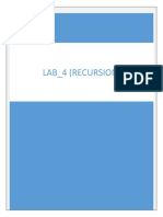 Lab4 (Recursion)