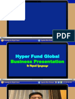 Hyper Fund Global Business Presentation in Nepali Language