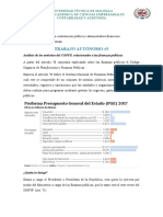 Análisis de los artículos del COPFP, relacionados a las finanzas públicas.