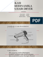 Aplikasi Termodinamika Pada Hair Dryer