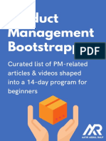 Product Management Bootstrapper: Curated List of PM-related Articles & Videos Shaped Into A 14-Day Program For Beginners