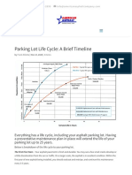 Parking Lot Life Cycle - A Brief Timeline - American Asphalt Company