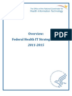 Download Federal Health IT Strategic Plan 2011  2015 Overview by ONC for Health Information Technology SN51545578 doc pdf