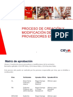 CREACIÓN Y MODIFICACIÓN DE PROVEEDORES EN JDE