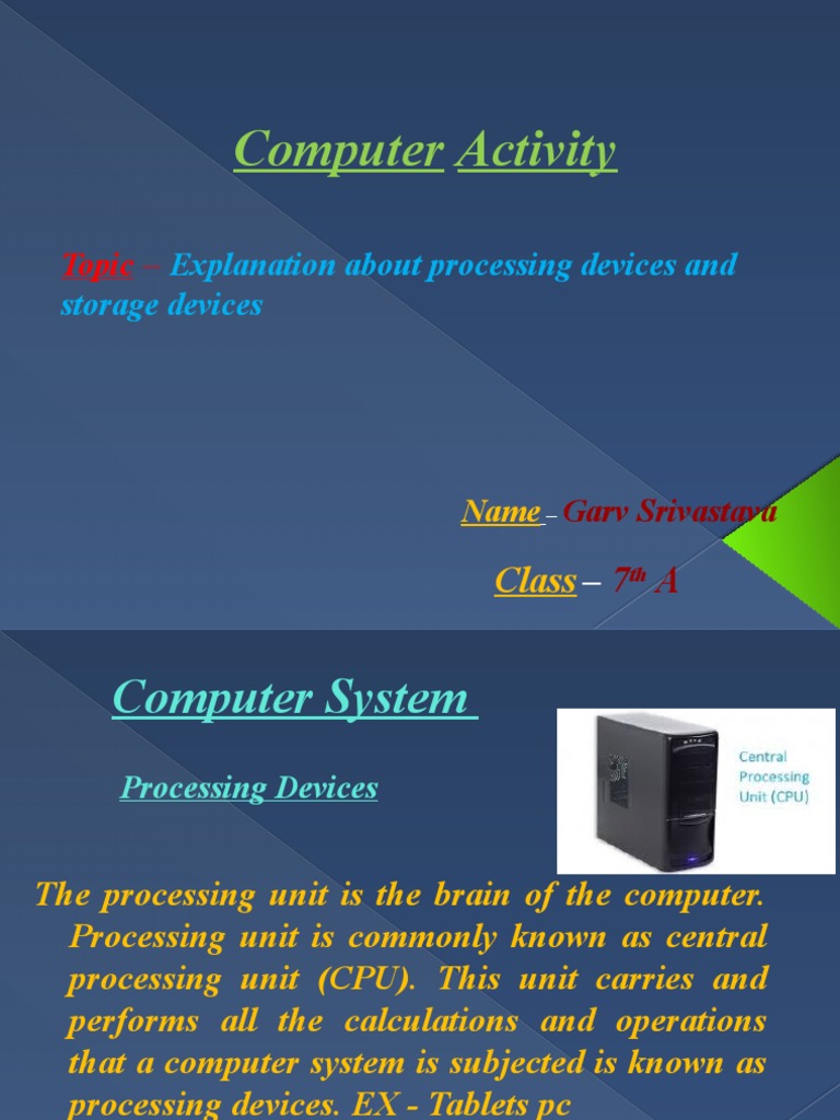 Computer Processing Devices