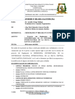 INFORME Nº 001-2021- INTEGRACION DE ALGUNOS ARTICULADOS