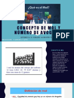 Clase 3. XI. Concepto de Mol y Número de Avogadro.iitrim