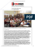 Cubadebate » Por Qué Los Escolares de Cuba Rinden Más » Print