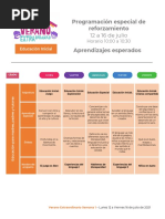 Verano Extraordinario 2021 Del 12 Al 16 de Julio