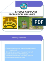Operate Tools and Plant Production Machines