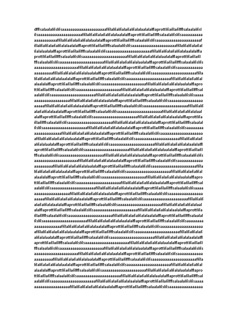 Nonsensical Text Analysis | PDF