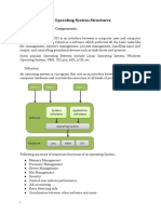 Operating System Structures