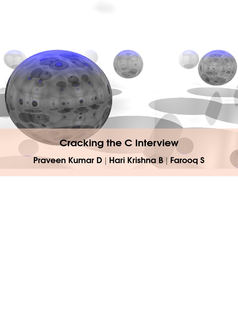 Cracking The C Interview PDF | PDF | Computer Engineering | Software ...