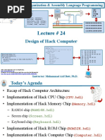 Lec 24 Design of Hack Computer