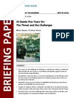 Al-Q Qaeda Five Years On: The Threat and The Challenges