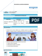 Planificación sesión aprendizaje administrador información