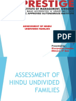 Assesment of Hindu Undivided Families