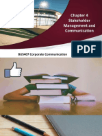 BUS407 Chapter 04 Stakeholder Management and Communication