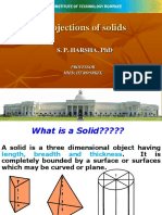 Projections of Solids: S. P. Harsha, PHD