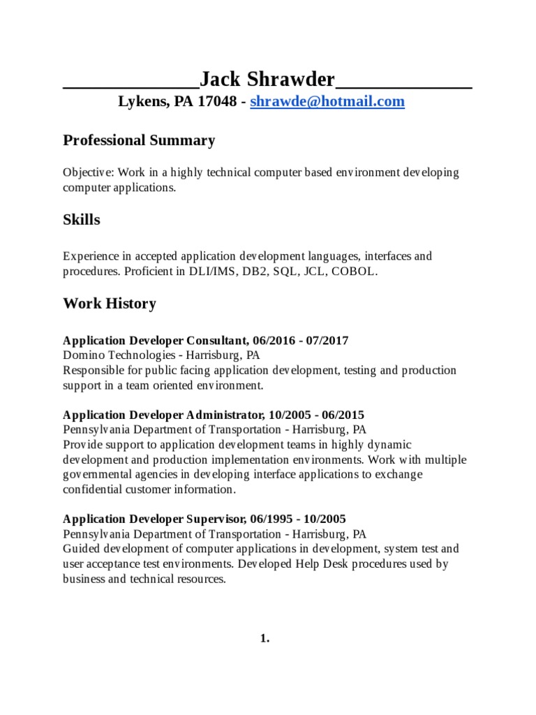 Jack Resume PDF - 1707337677