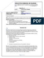 Guía - Sistema Endocrino y Su Relacion Con La Homeostasis