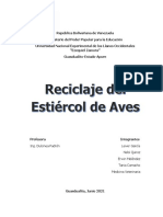 Reciclaje de Estiércol