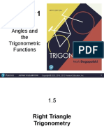 Angles and The Trigonometric Functions: Always Learning