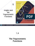 Angles and The Trigonometric Functions: Always Learning