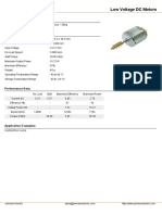 NF243G-MS Low Voltage DC Motors: Characteristics