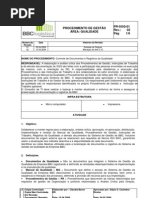 PR-SGQ-01 - Controle de Documentos