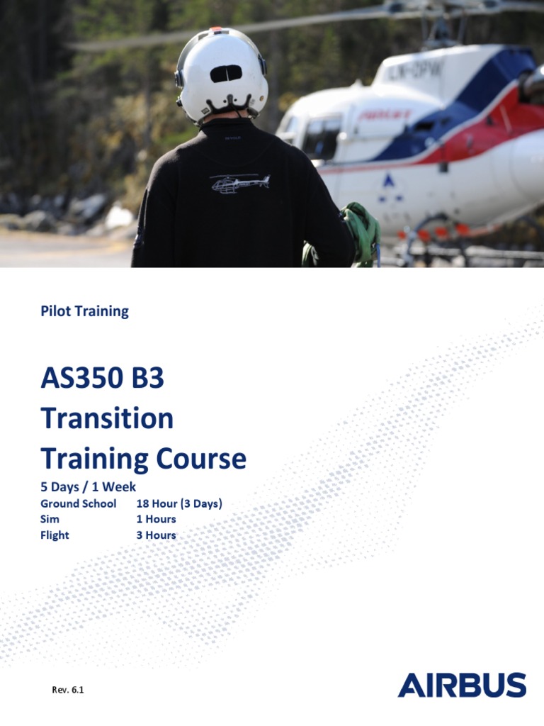 AS350B3 Transition Pilot POI PDF Helicopter Rotor Helicopter