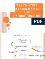 5.TRASTORNO METABÓLICO DE LOS CARBOHIDRATOS