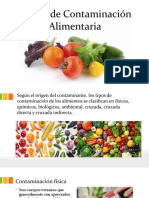 Tipos de Contaminación Alimentaria