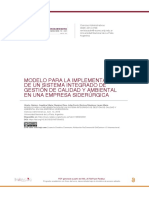 Modelo para La Implementación de Un Sistema Integrado de Gestión de Calidad Y Ambiental en Una Empresa Siderúrgica