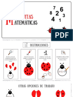 TEACCH Mariquitas Matematicas