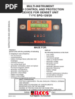 Multi-Instrument With Control and Protection Device For Genset Unit TYPE SPG-120/20