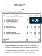 Presupuesto Obras de Arte y Drenaje Tramo 2 - Rev 01